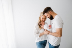 Beispiel Baby-oder Neugeborenen Shooting im Fotostudio in Neu-Ulm